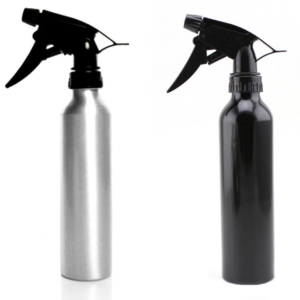Tätowier-Sprühflasche mit Sprüher 250ml Schwarz/Silber