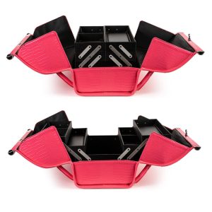 Rosa PMU Make-Up / Beauty / Tattoo Tasche – Bild 3