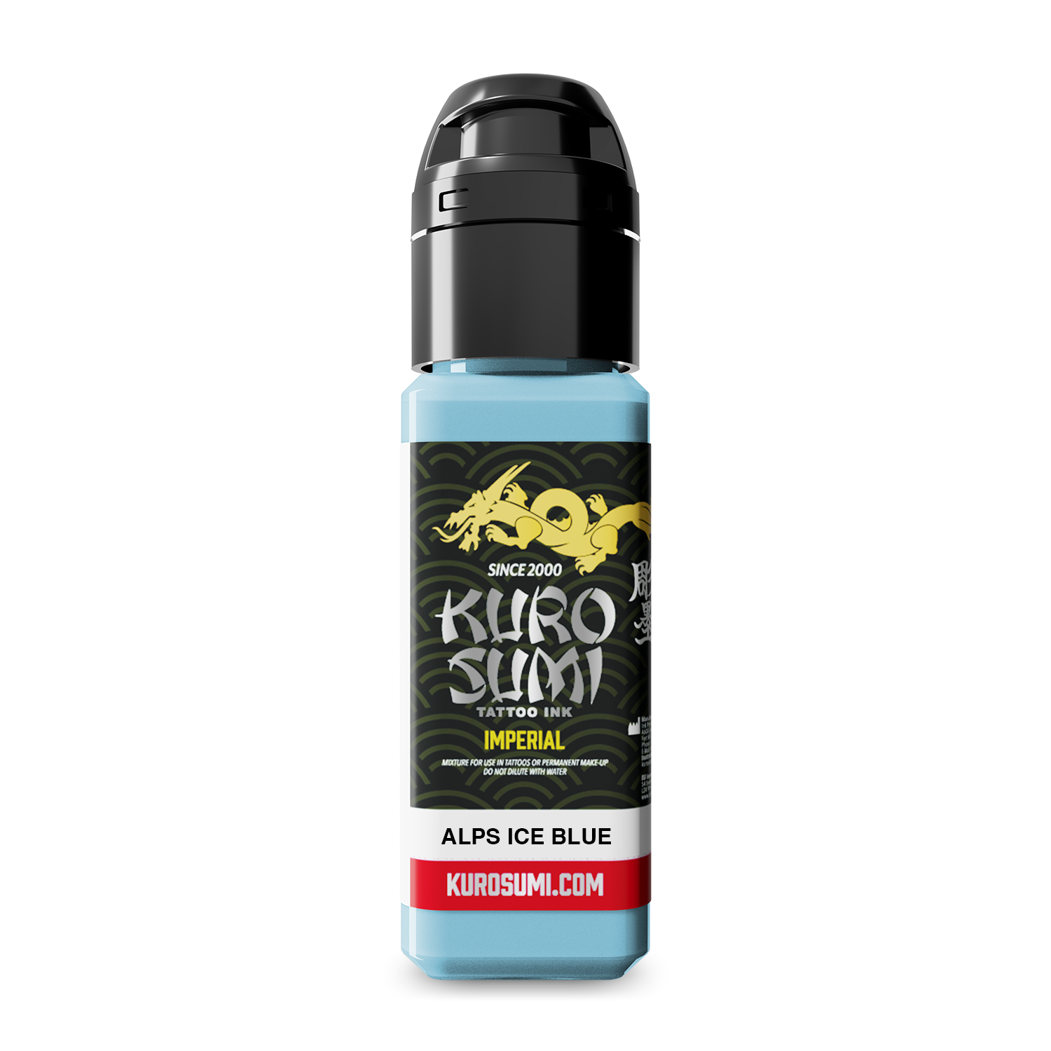Kuro Sumi Imperial Tattoo Ink - Alps Ice Blue