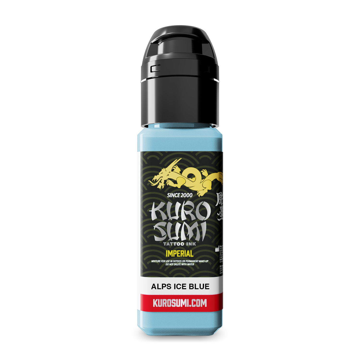 Kuro Sumi Imperial Tattoo Ink - Alps Ice Blue