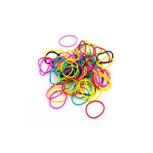 200 Rubberen Bandjes Voor Tattoo Machine & PMU Pen - Regenboog Kleuren