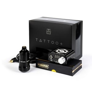 Complete Tattoo Machine Set Equaliser Astral Black 4.0 + Nemesis Power Supply