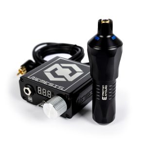 Complete Tattoo Machine Set Equaliser Proton Enduro + Nemesis Power Supply