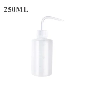 Doppelpack 250ml + 500ml Transparente Spülflasche Dosierflasche Tattoo Quetschflasche für Grüne Seife, Wasser oder Desinfektionsmittel – Bild 3