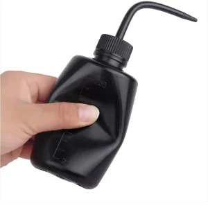 Duopack 250ml + 500ml Schwarze Spülflasche Dosierflasche Tattoo Squeeze Bottle für Grüne Seife, Wasser oder Desinfektionsmittel – Bild 7