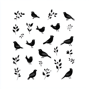 Stick  Poke Flash Sheets (10er-Pack) - Tiersilhouetten: 100+ Handpoke-Designs