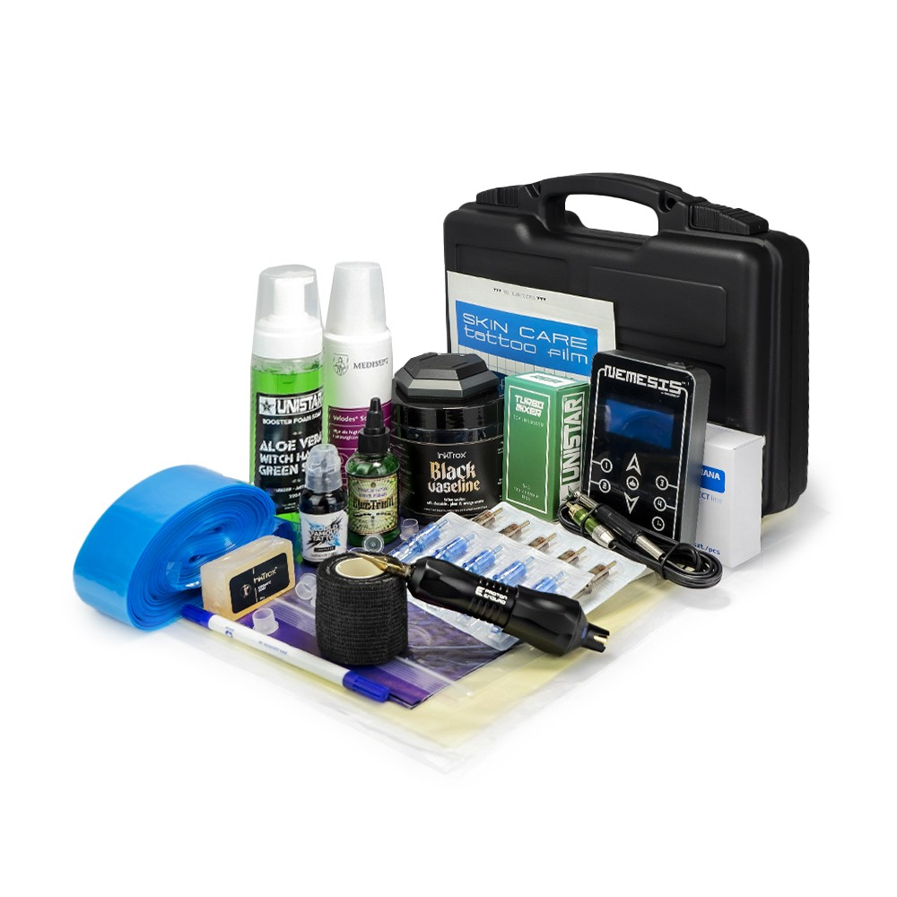 Professionele Tattoo Kit – Equaliser PEN, Inkt & Accessoires